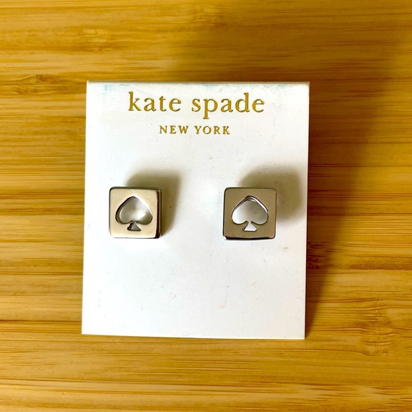 New kate spade silver earrings